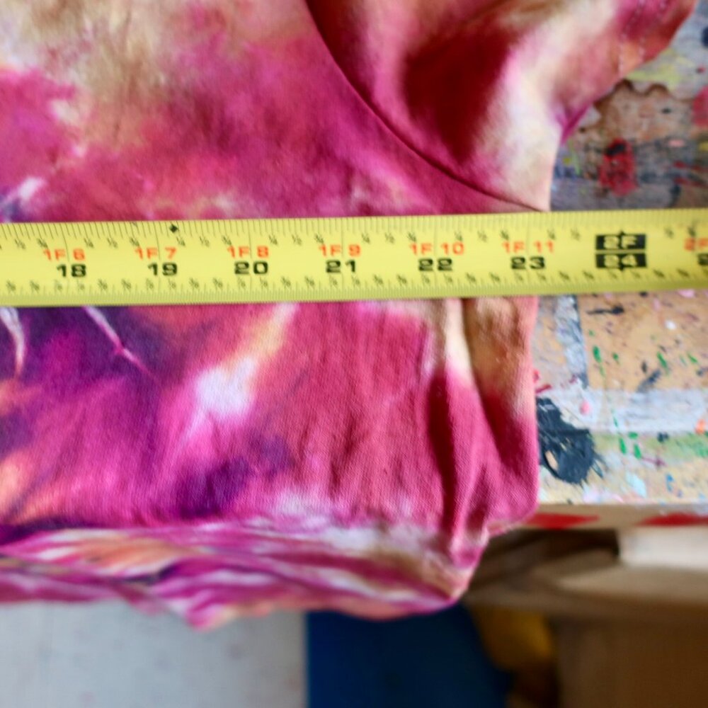 Mandala tie dye t-shirt - women's XL - handmade ready to ship - Picture 7 of 7